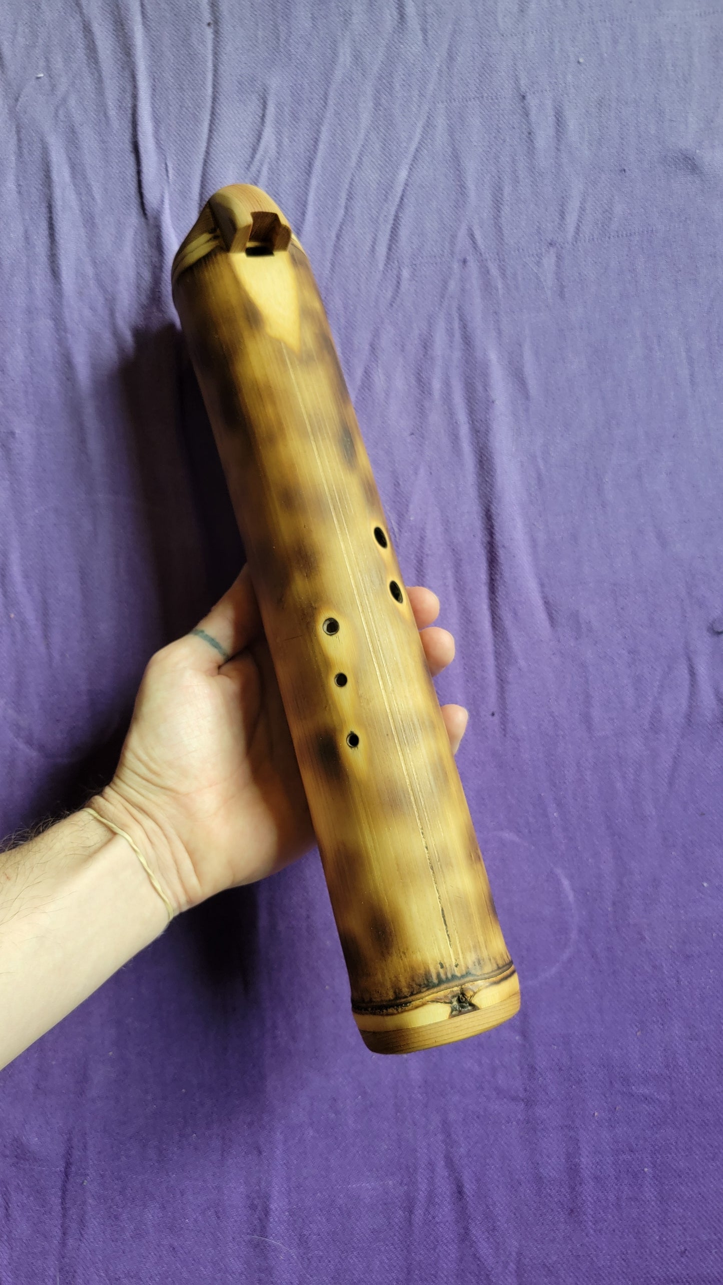 Eb Contra Bass Bamboo Ocarina